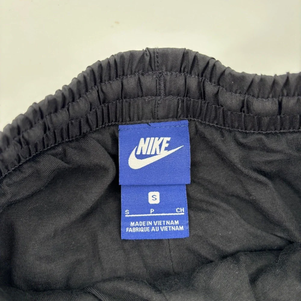 Nike Windbreaker Pants Kids Small Black Excellent Side Stripe Track Jogger Retro